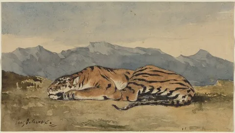 Eugène Delacroix, Tiger