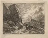 Johan Christian Dahl, Norwegian Coast During a Storm