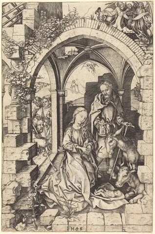 Martin Schongauer, The Nativity
