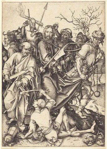 Martin Schongauer, The Betrayal and Capture of Christ