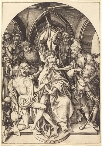 Martin Schongauer, Christ Crowned with Thorns