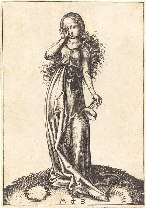 Martin Schongauer, Third Foolish Virgin