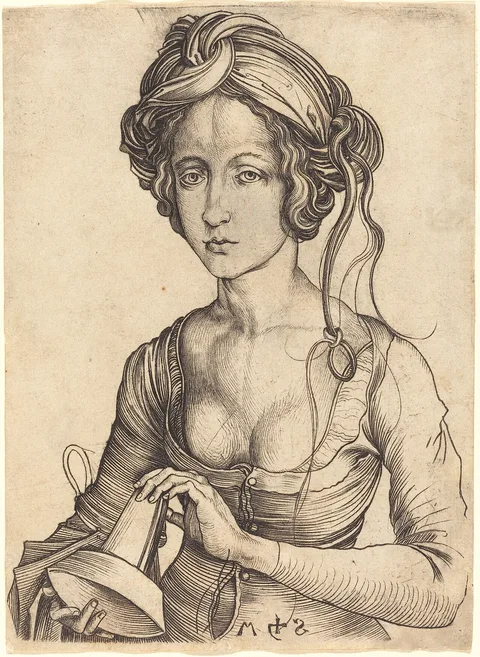 Martin Schongauer, A Foolish Virgin