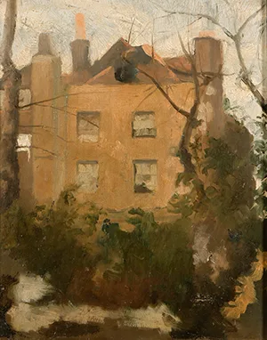 Walter Sickert, A view of a London town house