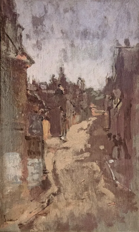 Walter Sickert, Le mont de Neuville Dieppe - Grey Sky