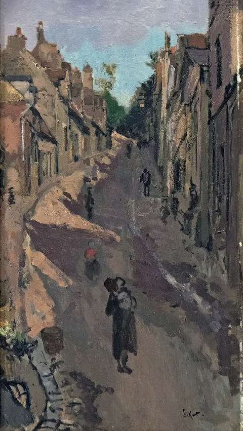 Walter Sickert, Le mont de Neuville Dieppe - Blue Sky