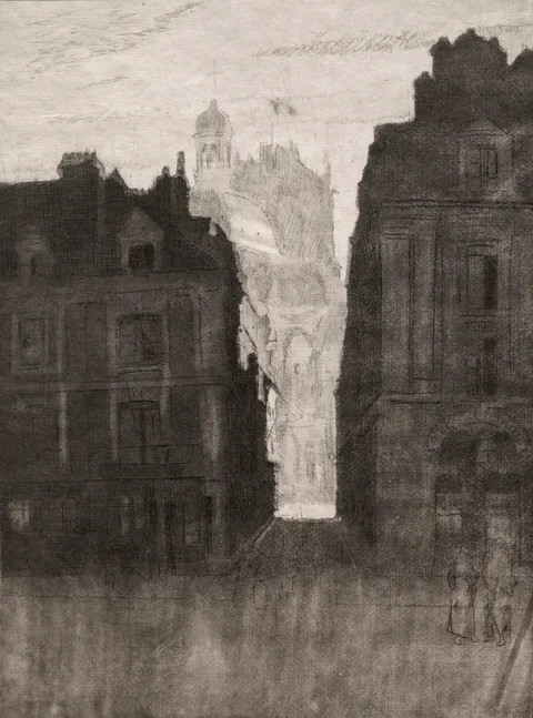 Walter Sickert, Dieppe, La Rue Notre Dame