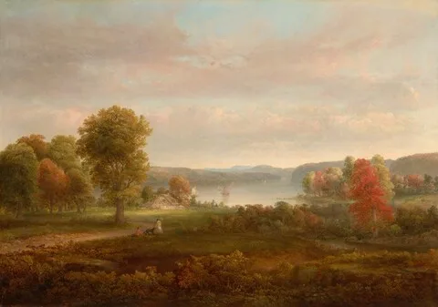 Thomas Doughty, View on the Hudson in Autumn