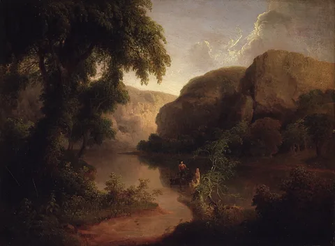Thomas Doughty, River between Rocks