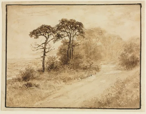 Thomas Doughty, Landscape with Winding Road
