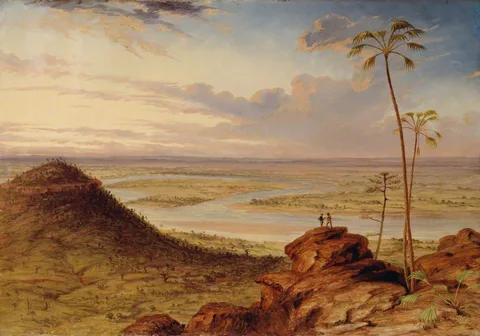 Thomas Baines, A Bend in the Victoria River, North Australia
