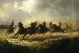 Maksymilian Gierymski, Charge of the artillery (Charge of Russian horse artillery).