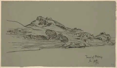 Elihu Vedder, Nile Journey, Tmui of Ptolemy