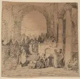 Elihu Vedder, Study after Old Master