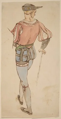 Elihu Vedder, Study after Old Master
