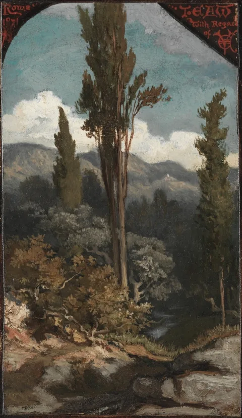 Elihu Vedder, Three Trees: Italy