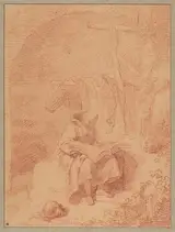 Christian Wilhelm Ernst Dietrich, Saint Francis Reading