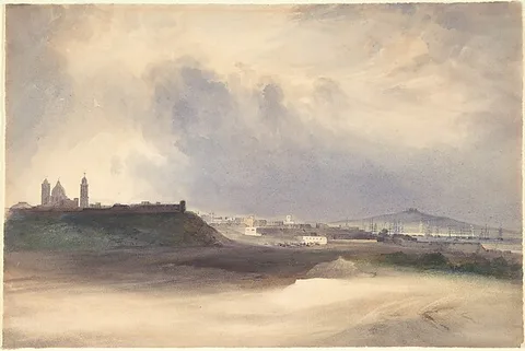 Conrad Martens, Approach to Montevideo, Uruguay