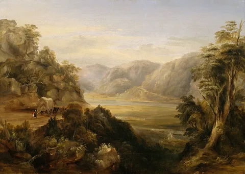 Conrad Martens, Wiseman's Ferry in 1838