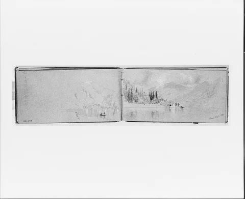 Jervis McEntee, Panorama of Roman Campagna, Nov. 12, 1868 (from Sketchbook)