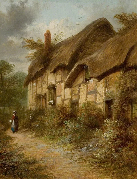John Henry Foley, Anne Hathaway's Cottage, Shottery, Stratford-upon-Avon, Warwickshire