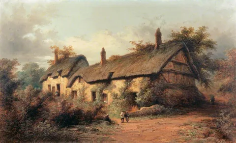 John Henry Foley, Anne Hathaway's Cottage, Stratford-upon-Avon, Warwickshire