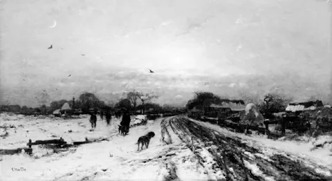 Ludvig Munthe, Winter Scenery