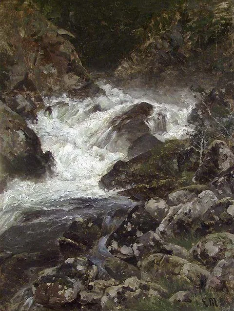 Ludvig Munthe, Waterfall
