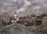 Ludvig Munthe, Village Street in Holland