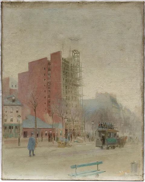 Paul Cornoyer, Street Scene