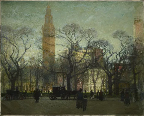 Paul Cornoyer, Afternoon Madison Square