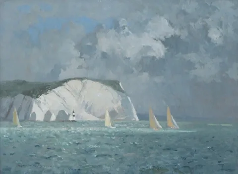 Norman Wilkinson, Yachts off the Needles, Isle of Wight