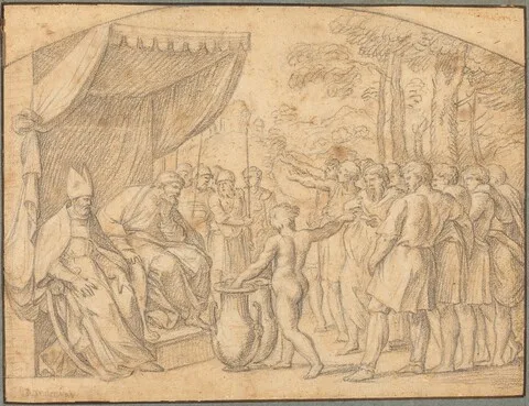 Étienne Parrocel, The Drawing of Lots to Divide the Promised Land