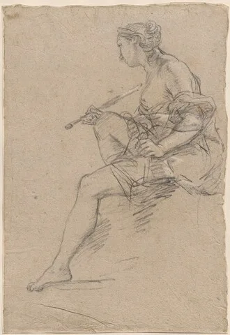 Étienne Parrocel, Study for an Allegory of Painting