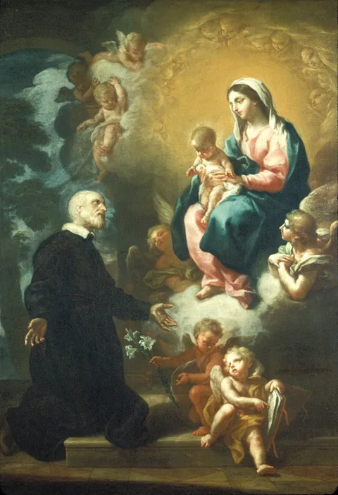 Étienne Parrocel, Apparition of the Virgin to Saint Philip Neri