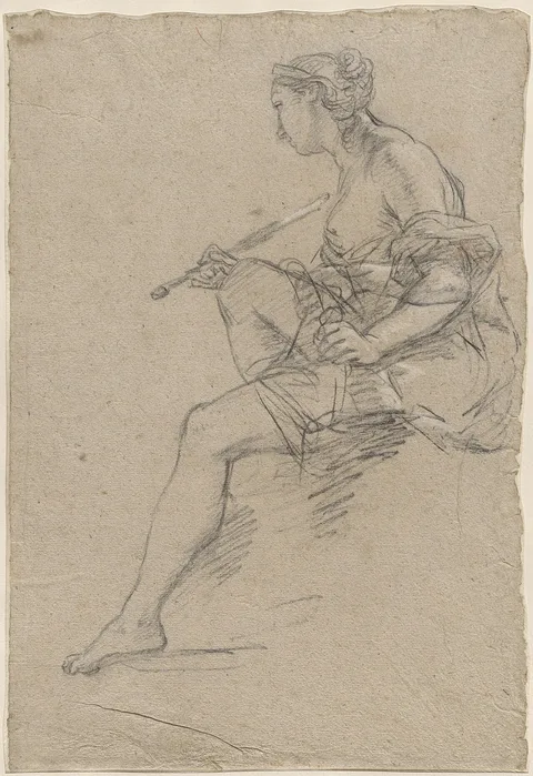 Étienne Parrocel, Study for an Allegory of Painting