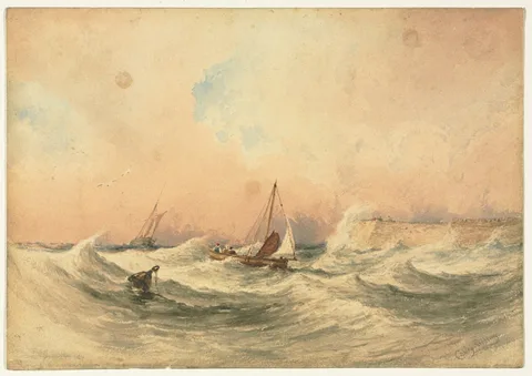Copley Fielding, Marine