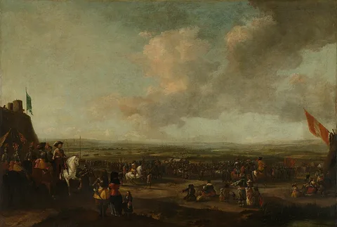 Pieter Wouwerman, Frederik Hendrik at the surrender of Maastricht, 22 August 1632
