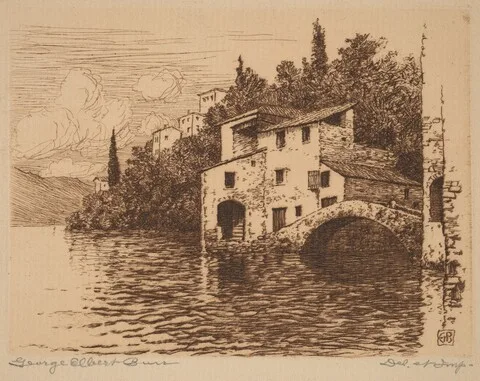 George Elbert Burr, On Lake Como