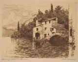 George Elbert Burr, On Lake Como