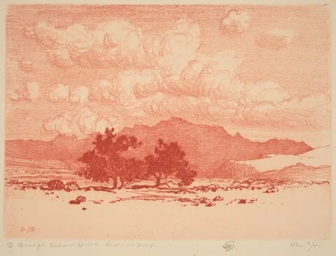 George Elbert Burr, Palo Verde Trees