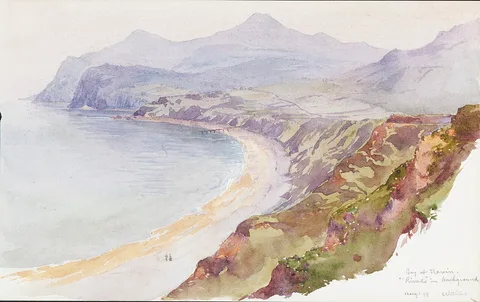 George Elbert Burr, Bay at Nevin, Wales