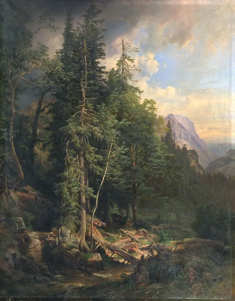 Anton Hansch, From the Styrian Mountain Forests near Neuberg