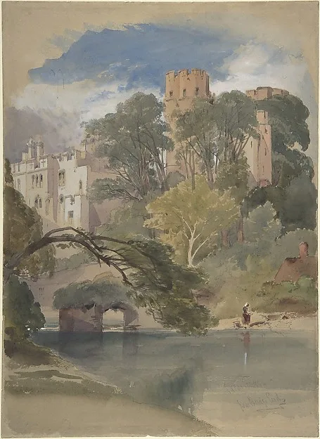 William Callow, Caesar's Tower, Warwick Castle