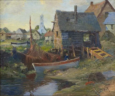 George Ames Aldrich, Pulling on to the Riverbank