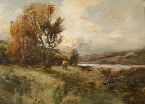 William Bradley Lamond, Landscape with Cattle