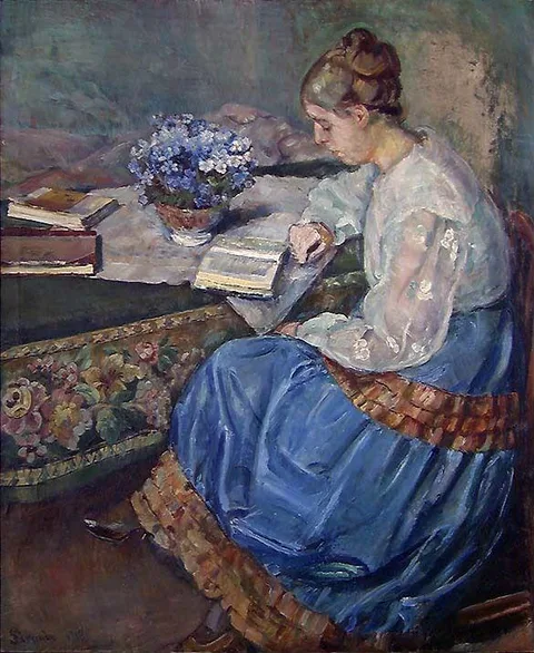 Severin Grande, Portrait of the Artist's Wife