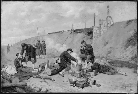 Paul Grolleron, French Soldiers Resting