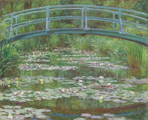 Claude Monet, Japanese Footbridge