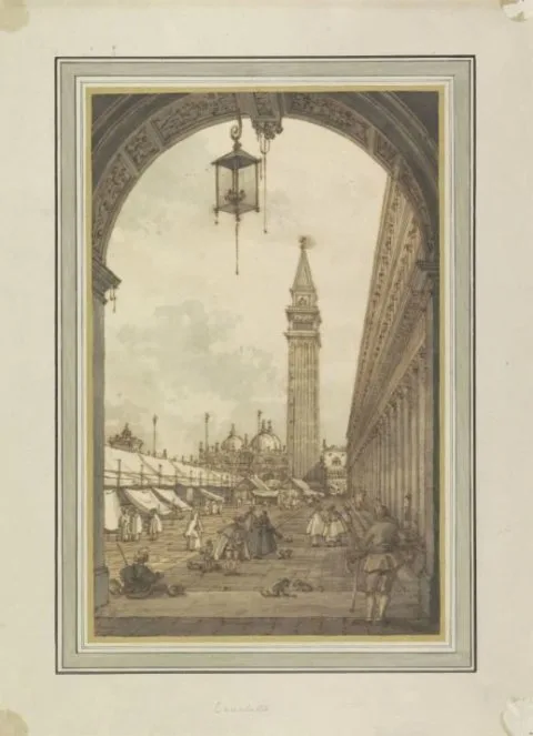 Canaletto, Piazza San Marco, Venice, Seen from the South-west